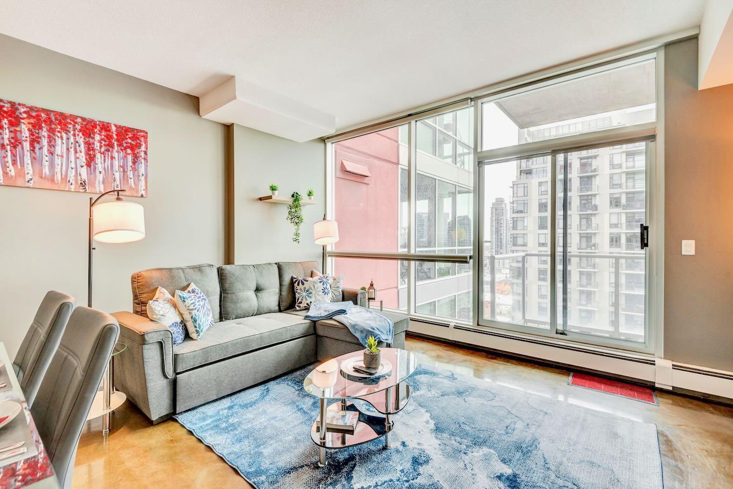 Modern 2Br Condo - King Bed - Downtown City Views YYC 외부 사진